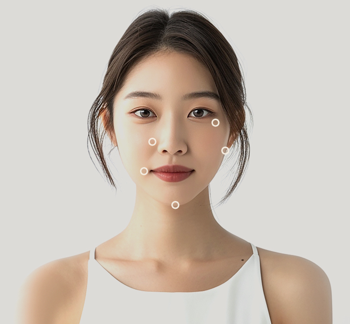 에어젯 리프팅 시술 부위